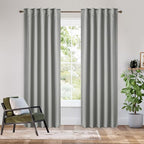 RYB HOME Bedroom Blackout Curtains 80 inches Long, 100% Blackout Thermal by RYBHOME