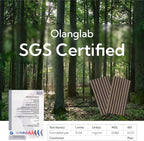 Olanglab Wood Wall Panels 4 Pack, Wood Slat Acoustic Wall Panels, 94.5"x12.6" - Image 5