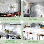 Marble Peel and Stick Waterproof Wall Paneling, Covers 38.75 Sq. Ft. - Image 5