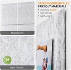 MaxGear Large Cork Board for Wall 48" x 36" Light Gray Bulletin Board, 12 Pack - Image 2