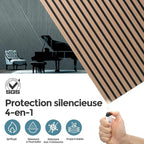AKUMAX 2 Pack Acoustic Panels, Wood Slat - Image 3