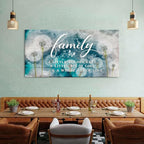 AIYISU Inspirational Family Wall Art Farmhouse Home Decor Dandelion Botanical - Image 5