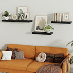 Vivelove Black Bathroom Shelves Over Toilet, Wall Shelf - Image 7