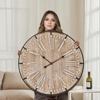 Farmhouse Wall Clock 30 Inch by MICWIC