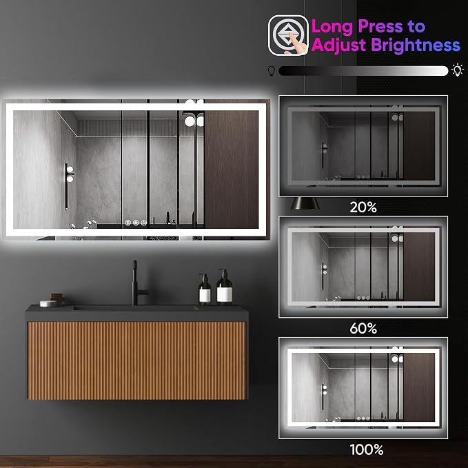 Antok 32"x 72" LED Bathroom Mirror - Image 7