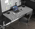 Modern Peel and Stick Wallpaper Black and White Mosaic Checkered Contact Paper - Image 7