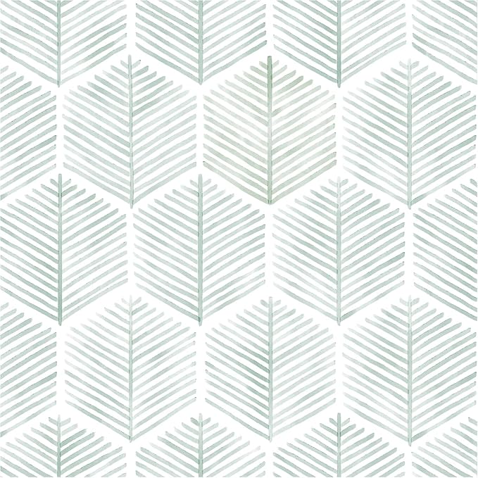 Modern Peel and Stick Wallpaper 17.3''×787'' Geometric Wallpaper Boho Contact by OSECAGE