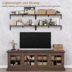 Forbena Floating Book Shelves for Wall Set of 3, 36 Inches Long Wall Bookshelf - Image 3
