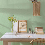 Abyssaly Green Peel and Stick Wallpaper Embossed Silk Textured Wallpaper 15.7" - Image 3