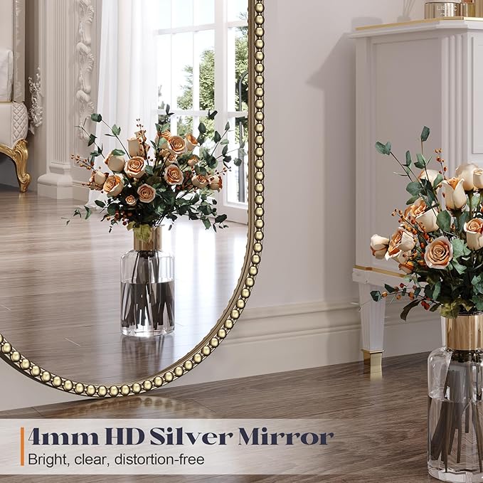 Champagne Bronze Bathroom Mirror - Image 4