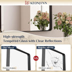 Keonjinn Black Bathroom Mirrors - Image 4