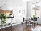 Kitchen Peel and Stick Wallpaper White Wallpaper Modern Contact Paper - Image 6