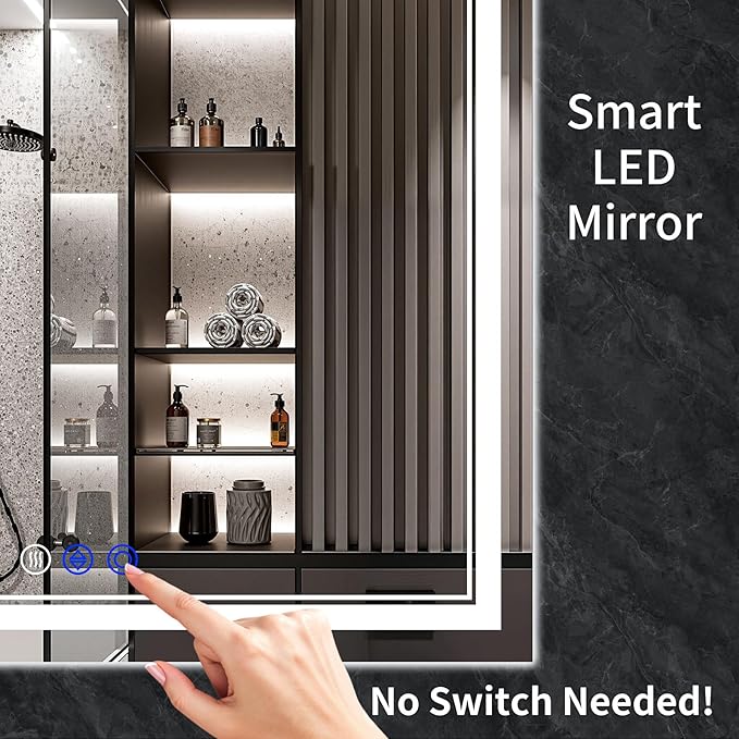 72"x36" LED Bathroom Mirror - Image 7