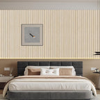 Arthome Peel and Stick Slat Wall Panels 15.7 "x240, Self-Adhesive PVC Wood - Image 4