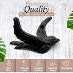 Flying Bird Cast Iron Hooks Non Rusting Interior or Exterior Decorative Wall - Image 9