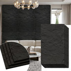 VooBang 4 Pack 3D Wall Panels, Lava Rock Molten Texture PU Wall Panels - Image 5