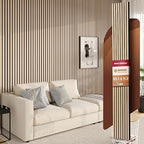 Avana Modern Acoustic Wood Wall Panel –93.2x11.25 Inch Panels – Fits 94x12 by AvanaHome