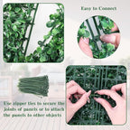 CEWOR 10"x10" Artificial Grass Wall Panels, UV Resistant & Anti-Fade Greenery - Image 5