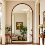 Full Length Mirror 76"×41" Floor Mirror Standing Tall Mirror, Arched Stand up - Image 3