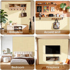 RITOLLO 16-Pack PVC Slat Wall Panels - Image 9