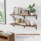 Heimlove 12 Inch Deep Floating Shelves - Image 4