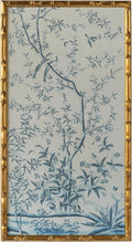 HongFengtang Chinese Rice Paper Print China Flower And Bird Bamboo Frame 19.5 X by Hongfengtang