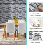 Commomy 3D Peel and Stick Brick Tiles - Image 6