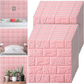 Colarr 60 Pcs 58 Sq ft 3D Wall Panels Peel and Stick Faux Foam 3D Brick by Colarr