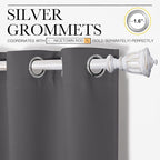 NICETOWN Bedroom Curtains Blackout Drapery Panels, Three Pass Microfiber - Image 3
