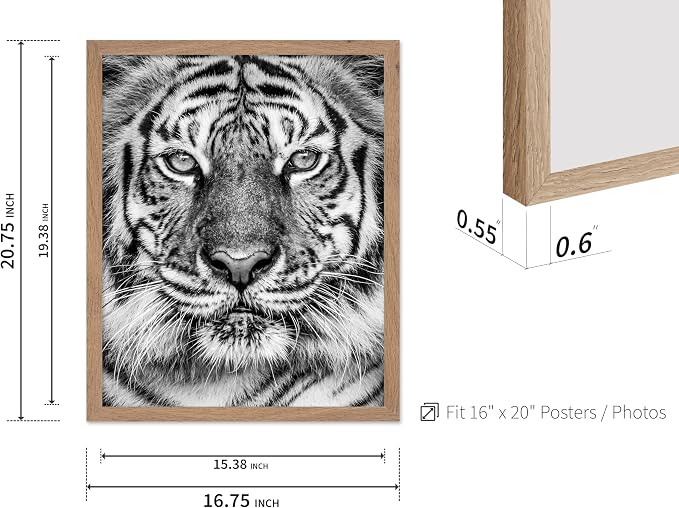 Poster Master Vintage Tiger Face Print - Image 3