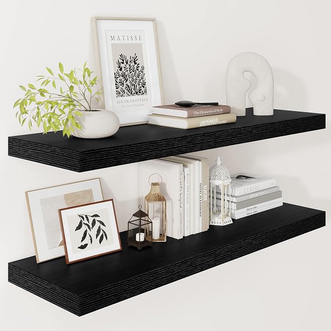Vivelove 12" Deep Floating Shelves by VIVELOVE