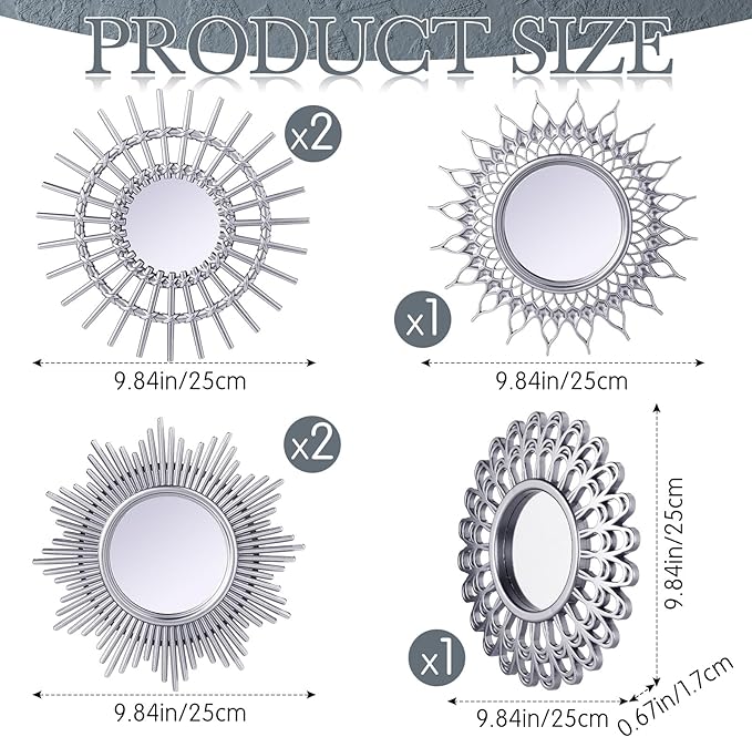 Namalu 6 Pcs Mirrors - Image 2