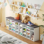 DINZI LVJ Long Wall Shelves, 47.3" Wall Mounted Shelves, Large Floating Shelves - Image 6