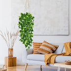CEWOR 4pcs Artificial Hanging Plants 2.9ft Fake Ivy Vine Fake Ivy Leaves - Image 4