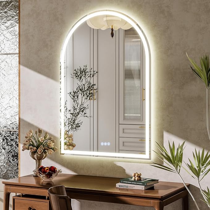 BEAUTYPEAK LED Arch Bathroom Mirrors - Image 8