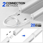 Barrina (6 Pack LED T5 Integrated Single Fixture, 6500K Super Bright White - Image 5