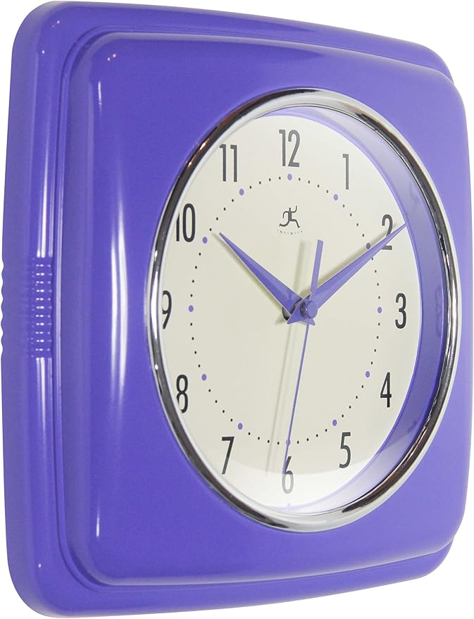 Infinity Instruments 9 Inch Square Clock - Image 3
