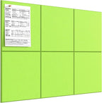 MaxGear Large Cork Board for Wall 36" x 24", Fruit Green Bulletin Board by MaxGear