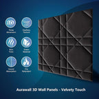 3D Wall Panels, Velvety Touch, Soundproof, Feathery Texture, Decorative Panels - Image 7