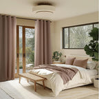 NICETOWN Cappuccino Grommet Drapes - Image 8