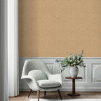 TANONE Dark Coffee Linen Wallpaper Self-Adhesive- Grasscloth Contact Paper Peel - Image 3
