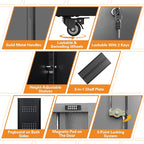 71" H Metal Tool Storage Cabinet - Image 4