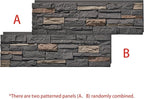6-Pack Faux Stone Wall Panels PU Stone Veneer Siding, Mortarless 46.25x12.88 - Image 4