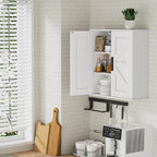 Homleke Bathroom Wall Cabinet, Over Toilet Storage Cabinet - Image 9