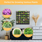 Hanging Planting Grow Bags, 36 Pockets Hanging Vertical Wall Planter Wall - Image 4