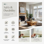CHICOLOGY Cordless Mini Blinds, 1 Inch Vinyl Window Blinds, Room Darkening & - Image 7