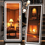 Hasipu Full Length Mirror with Lights, Full Body Dressing Hanging Mounted Mirror by Whatssuitableisthebest