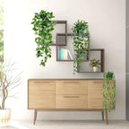Sggvecsy Fake Hanging Plants 6 Pack Artificial Hanging Eucalyptus Plants Potted - Image 3