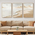 Framed Boho Abstract Beach Wall Art by Cuspin
