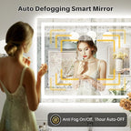 Briivue 48x30 Inch LED Bathroom Mirror - Image 7